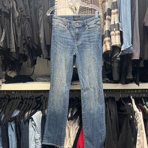 White House Black Market slim boot medium rise Blue Jeans.